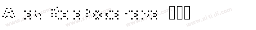 Alias BoldExpanded字体转换